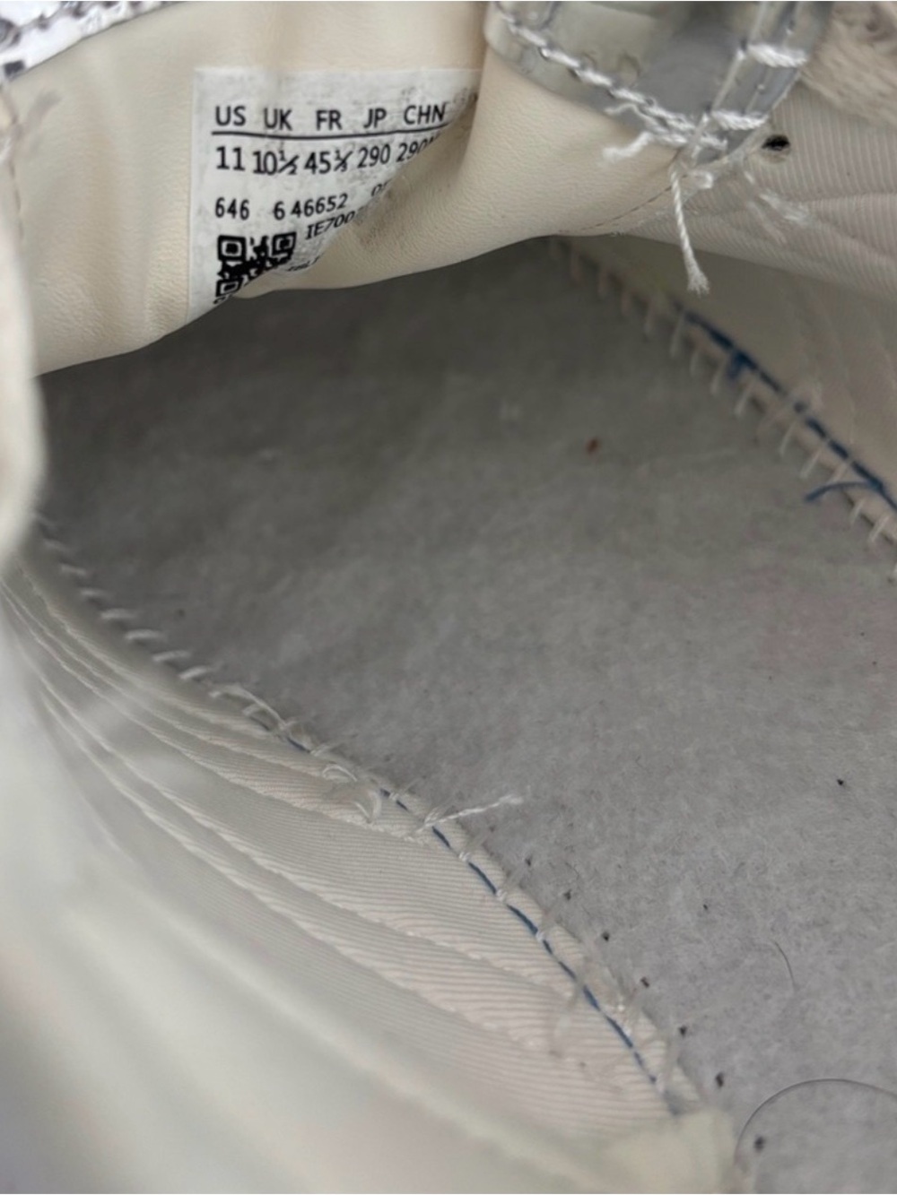 Adidas x Wales Bonner Silver Metallic Low-Top Sneakers with Cream Laces - Picture 5 of 5